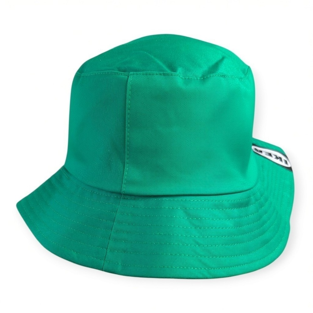 IKEA AURTIENDE Green Bucket Hat 105.789.82 Cotton Twill Sun Hat Logo Tag Unisex